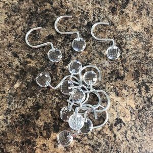 Clear Shower Curtain Hooks